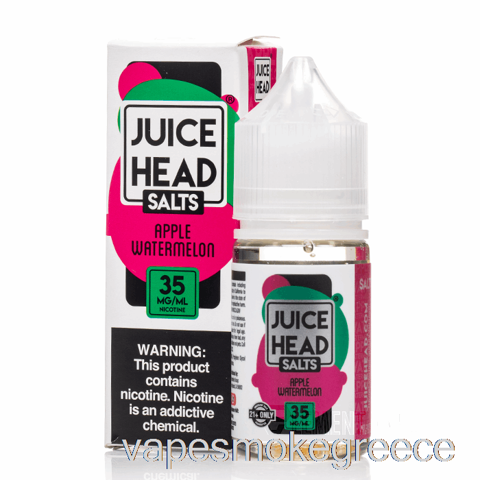 Vape Greece μήλο καρπούζι - άλατα κεφαλής χυμού - 30ml 35mg